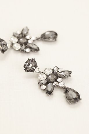 Emerald And Sapphire Beads Diamond Chandelier Earrings - Jaipur Jewels